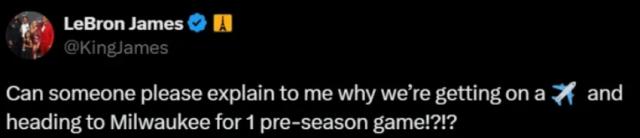 kaiyun 官网-詹姆斯抱怨季前赛长途安排 始作俑者已被媒体扒出